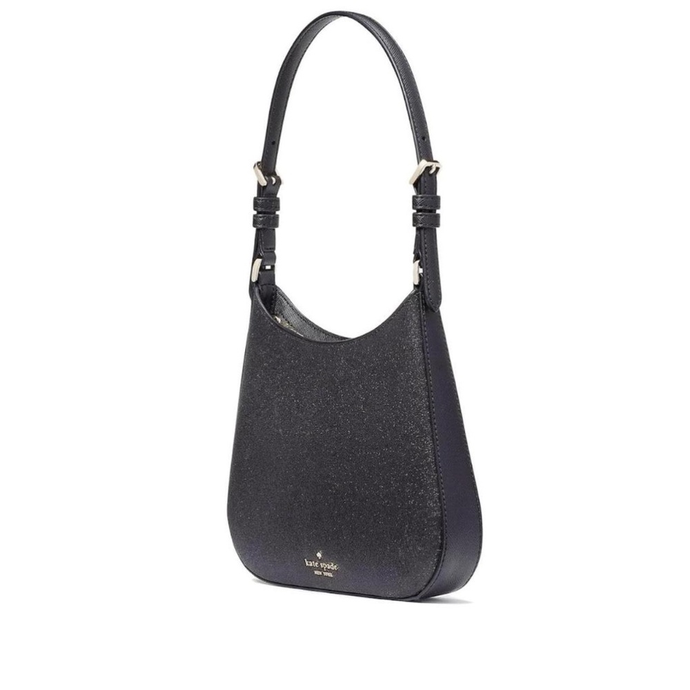 Kate Spade Black Glittered Shoulder Bag